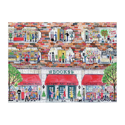 Puzzle 1000 Pièces Galison - Une Journée à la LibrairieGalison