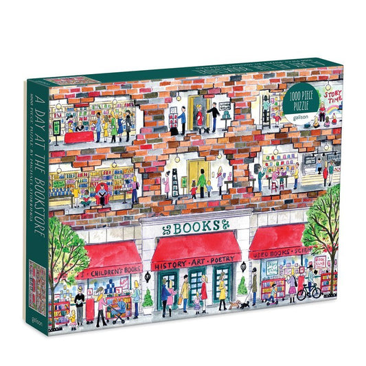 Puzzle 1000 Pièces Galison - Une Journée à la LibrairieGalison