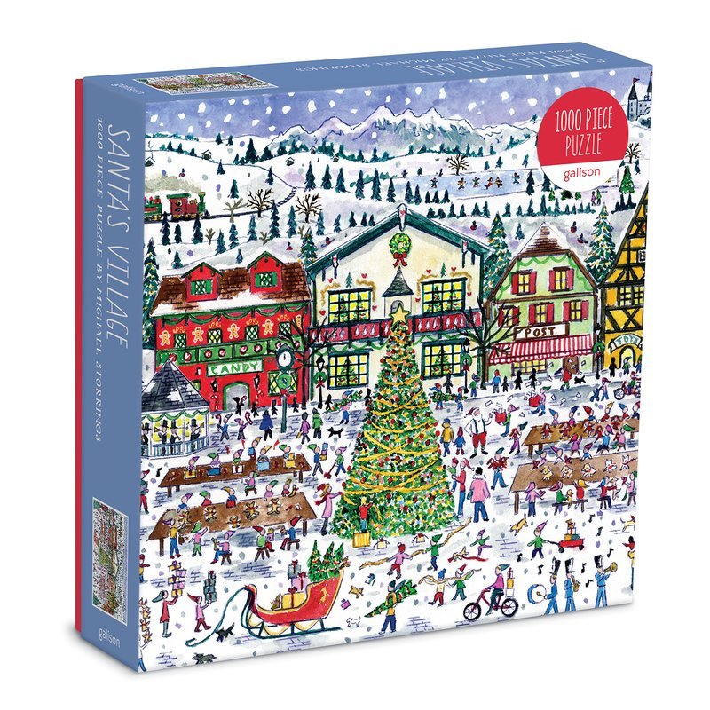 Puzzle 1000 Pièces Galison - Village du Père NoëlGalison