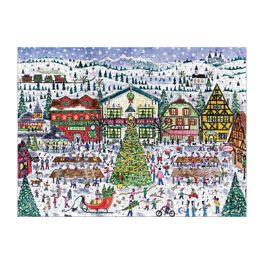 Puzzle 1000 Pièces Galison - Village du Père NoëlGalison
