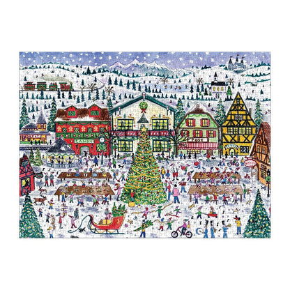 Puzzle 1000 Pièces Galison - Village du Père NoëlGalison
