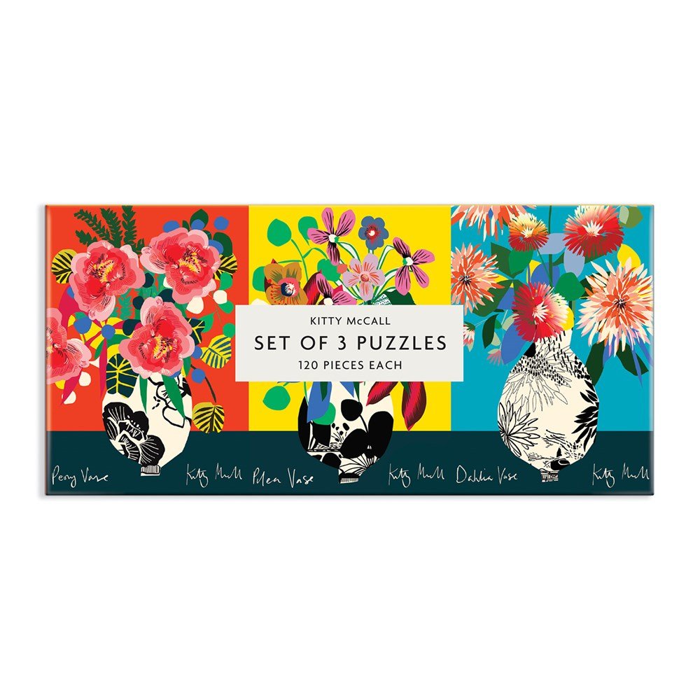 Puzzle 120 Pièces Galison - 3 Puzzles - Kitty McCall - Puzzle SetGalison