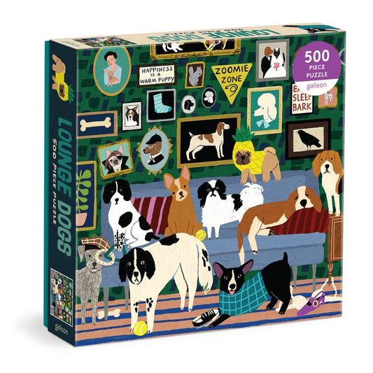 Puzzle 500 Pièces Galison - Chiens de SalonGalison