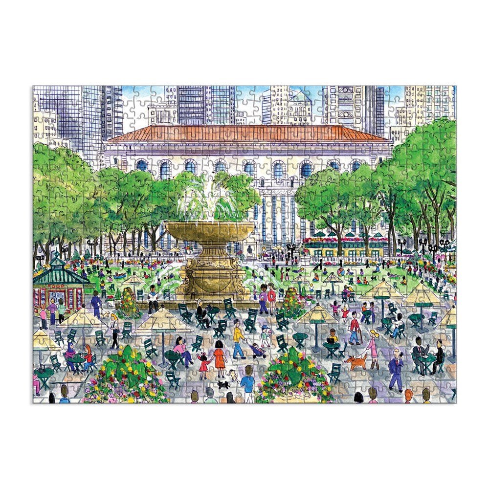 Puzzle 500 Pièces Galison - Le Printemps à la Bbibliothèque - Double FaceGalison