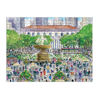 Puzzle 500 Pièces Galison - Le Printemps à la Bbibliothèque - Double FaceGalison