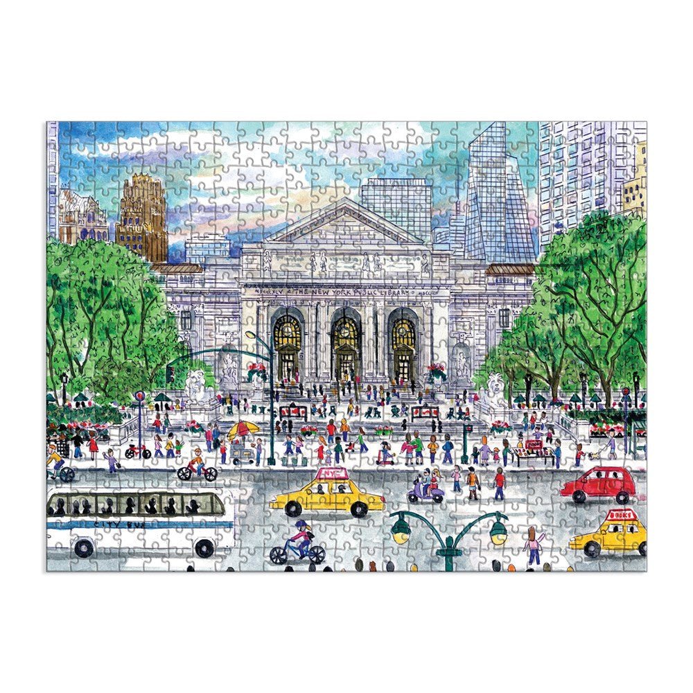 Puzzle 500 Pièces Galison - Le Printemps à la Bbibliothèque - Double FaceGalison