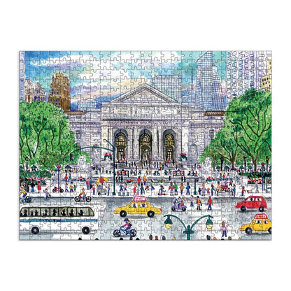 Puzzle 500 Pièces Galison - Le Printemps à la Bbibliothèque - Double FaceGalison