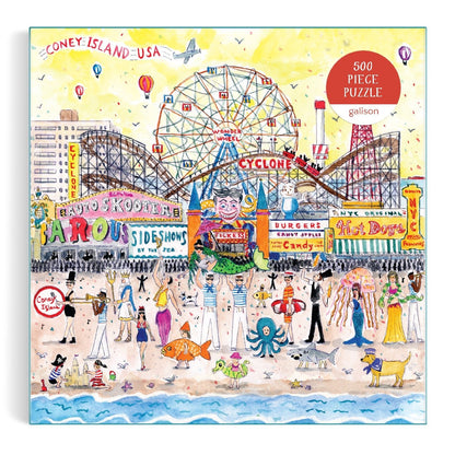 Puzzle 500 Pièces Galison - L'Été au Parc d'AttractionsGalison