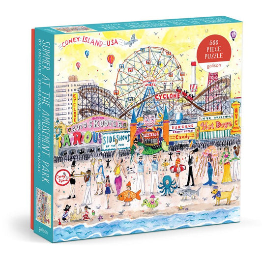 Puzzle 500 Pièces Galison - L'Été au Parc d'AttractionsGalison