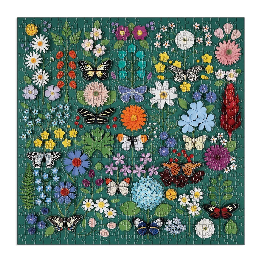 Puzzle 500 Pièces Galison - Papillon BotaniqueGalison