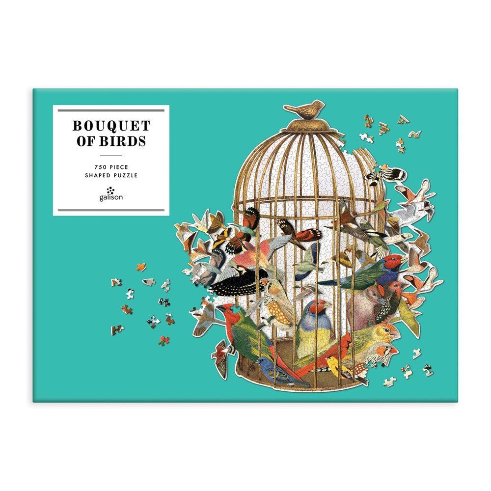 Puzzle 750 Pièces Galison - Bouquet d'OiseauxGalison