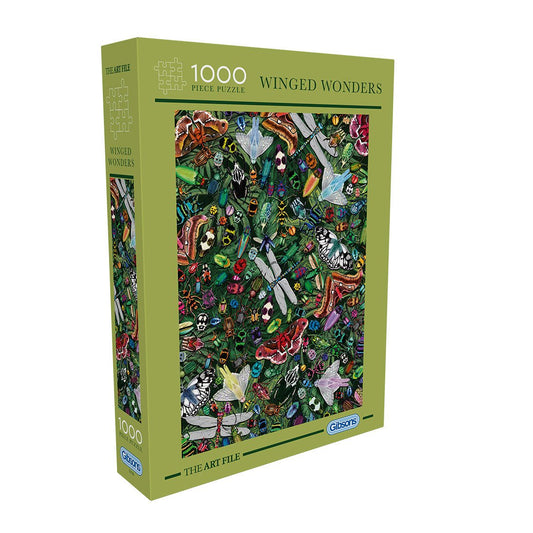 Puzzle 1000 Pièces Gibsons - Le Dossier D'Art : Merveilles AiléesGibsons