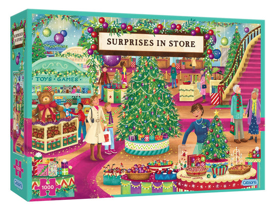 Puzzle 1000 Pièces Gibsons - Surprise au MagasinGibsons