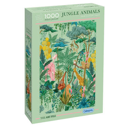 Puzzle 1000 Pièces Gibsons - The Art File: Animaux de la JungleGibsons