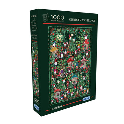 Puzzle de 1000 pièces - The Art File: Christmas VillageGibsons