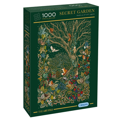 Puzzle de 1000 pièces - The Art File: Jardin SecretGibsons