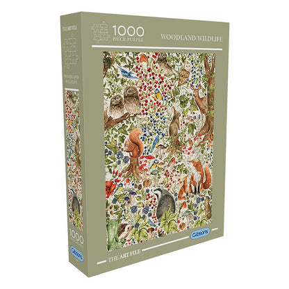 Puzzle de 1000 pièces - The Art File: La Faune des BoisGibsons