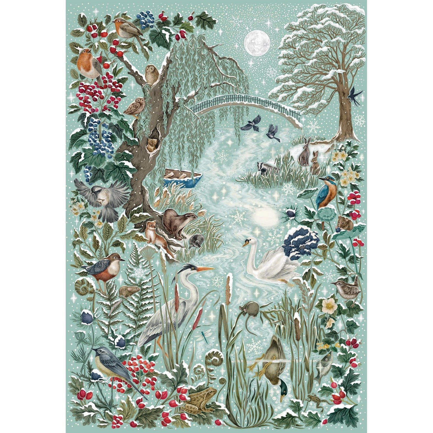 Puzzle de 1000 pièces - The Art File: Rivière GivréeGibsons