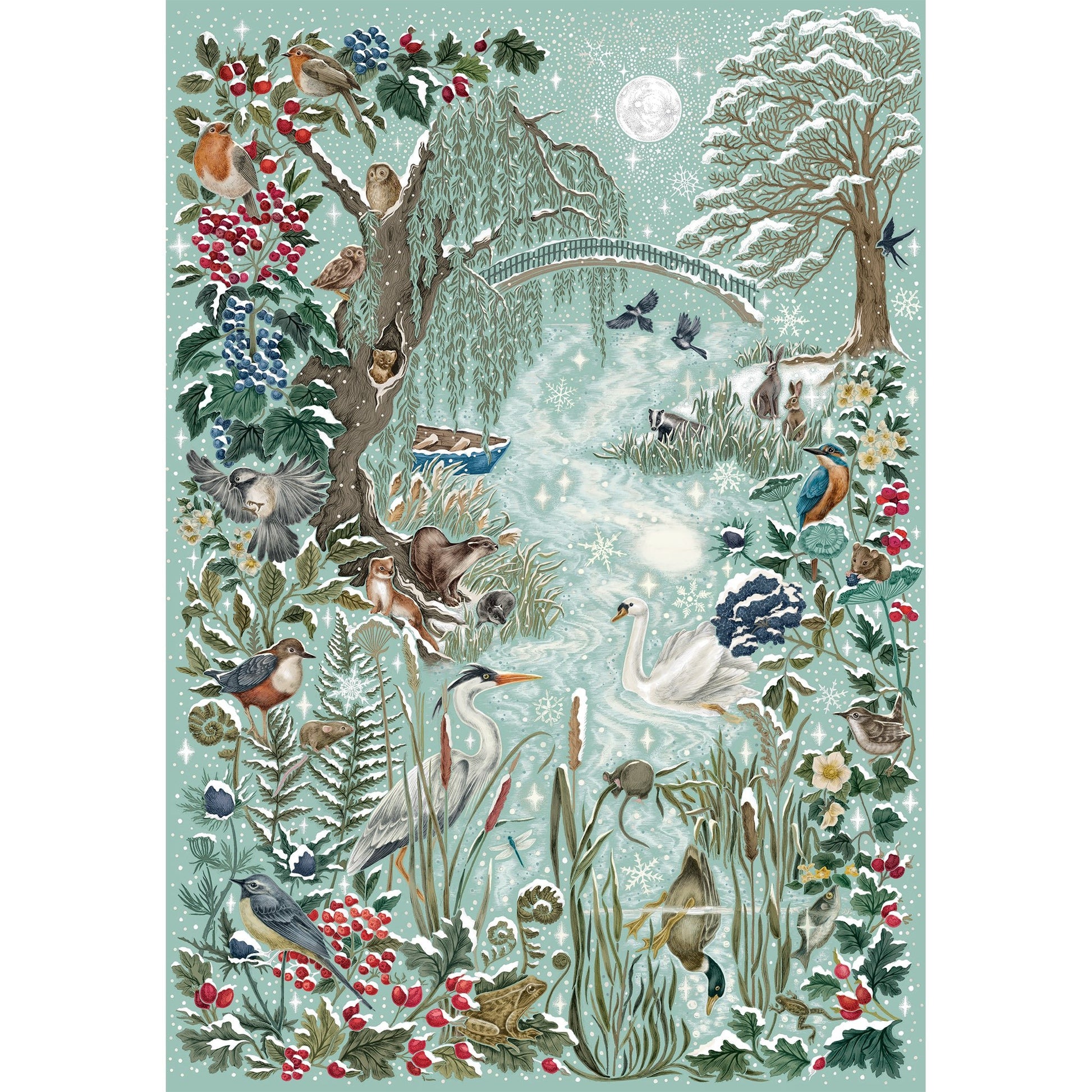 Puzzle de 1000 pièces - The Art File: Rivière GivréeGibsons