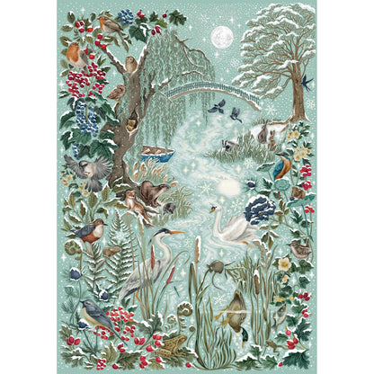 Puzzle de 1000 pièces - The Art File: Rivière GivréeGibsons