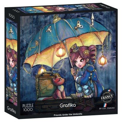 Puzzle 1000 Pièces Grafika - Les Amis sous le ParapluieGrafika - MIF