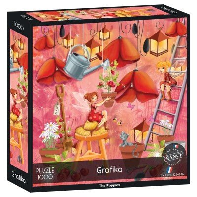 Puzzle 1000 Pièces Grafika - Les CoquelicotsGrafika - MIF