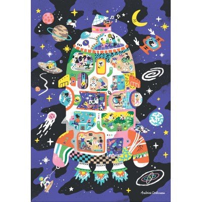 Puzzle 1000 Pièces Grafika - Rocket HouseGrafika - MIF