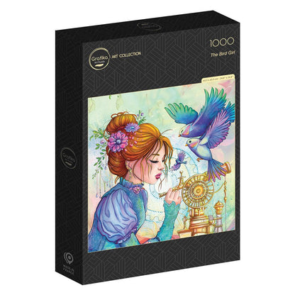 Puzzle de 1000 Pièces - La Fille aux OiseauxGrafika Puzzles