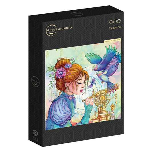 Puzzle de 1000 Pièces - La Fille aux OiseauxGrafika Puzzles