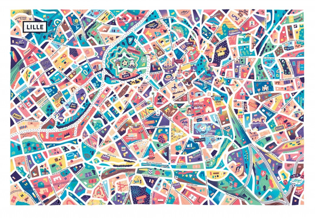 Puzzle de 1000 Pièces - LilleGrafika Puzzles