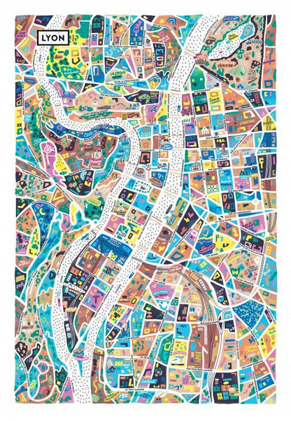 Puzzle de 1000 Pièces - LyonGrafika Puzzles