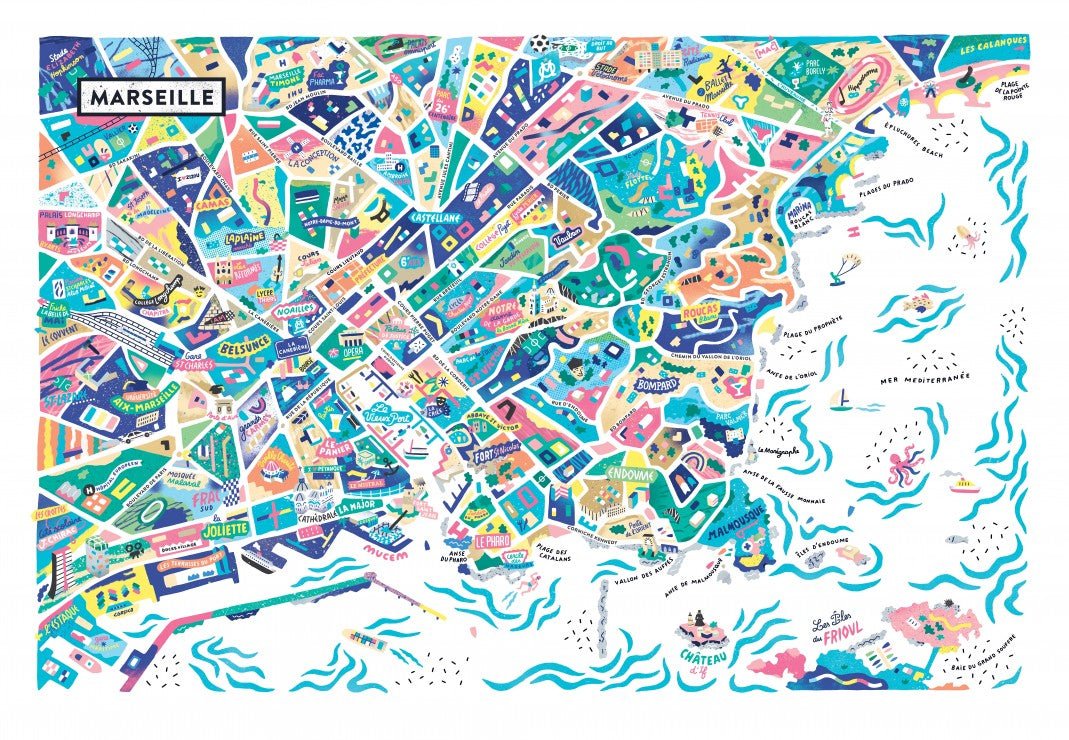 Puzzle de 1000 Pièces - MarseilleGrafika Puzzles