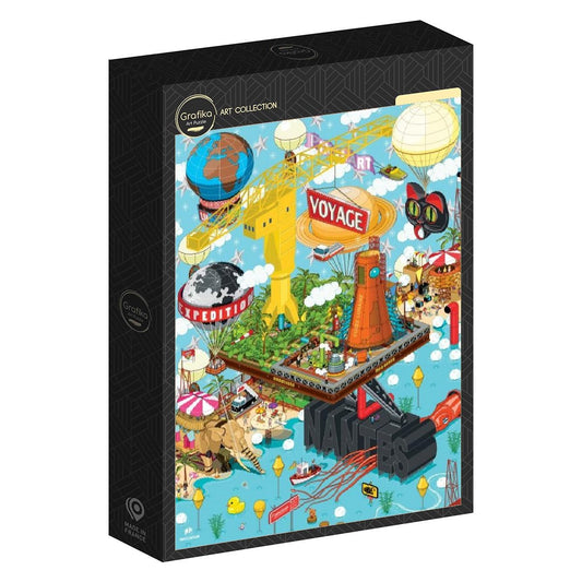 Puzzle de 1000 Pièces - Nantes - Grue TitanGrafika Puzzles