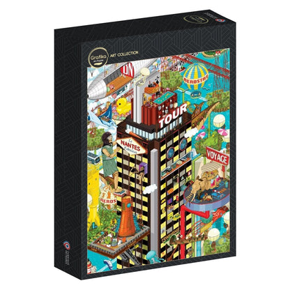 Puzzle de 1000 Pièces - Nantes - La TourGrafika Puzzles