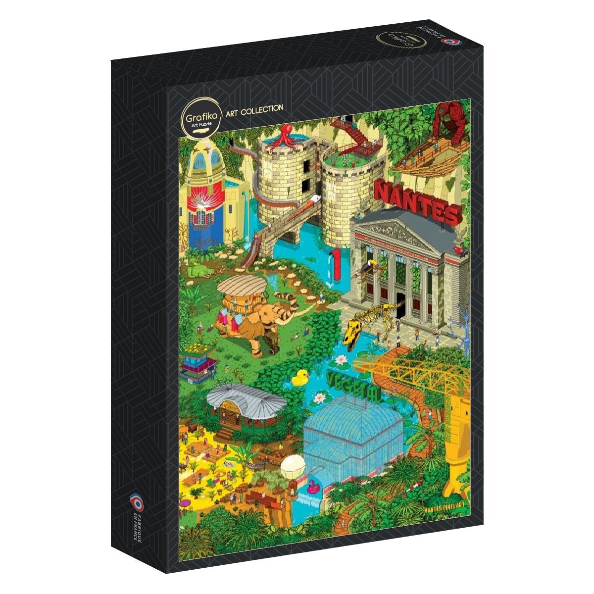 Puzzle de 1000 Pièces - Nantes - Végétal 2Grafika Puzzles