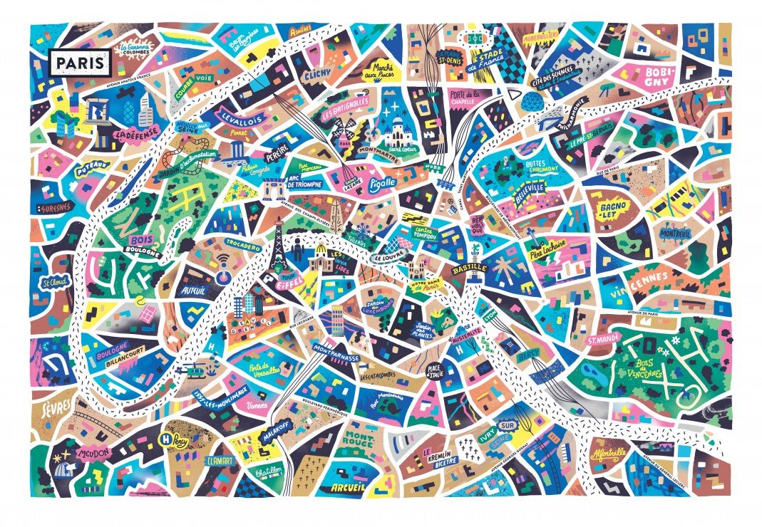 Puzzle de 1000 Pièces - Paris PanameGrafika Puzzles