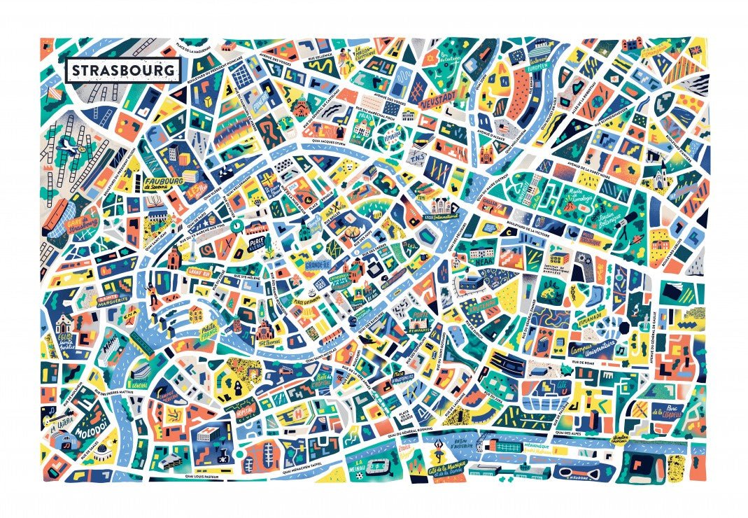 Puzzle de 1000 Pièces - StrasbourgGrafika Puzzles