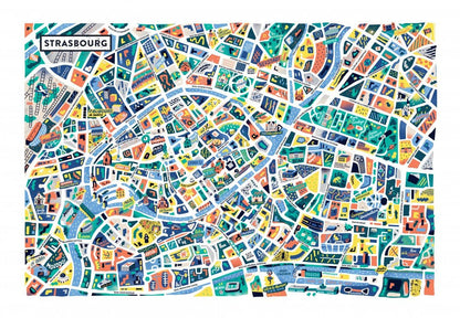 Puzzle de 1000 Pièces - StrasbourgGrafika Puzzles