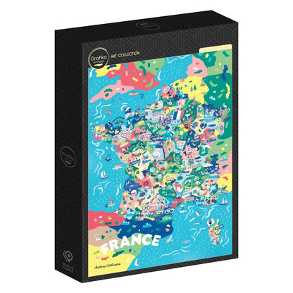 Puzzle 1000 Pièces - Carte de FranceGrafika