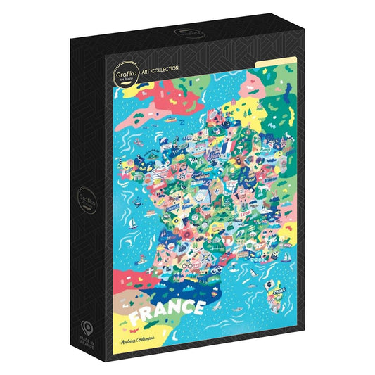Puzzle 1000 Pièces - Carte de FranceGrafika