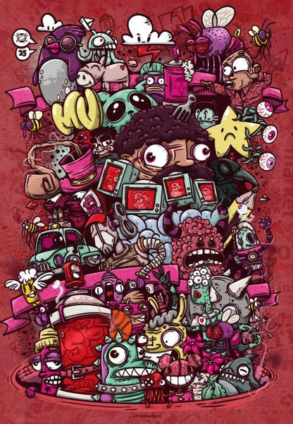Puzzle 1000 pièces - Délires IllustrésGrafika