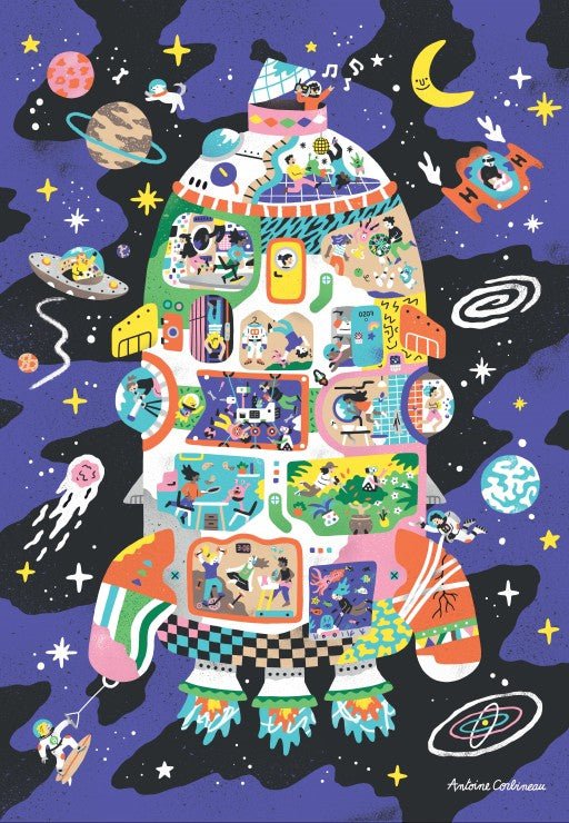 Puzzle 1000 Pièces - Rocket HouseGrafika