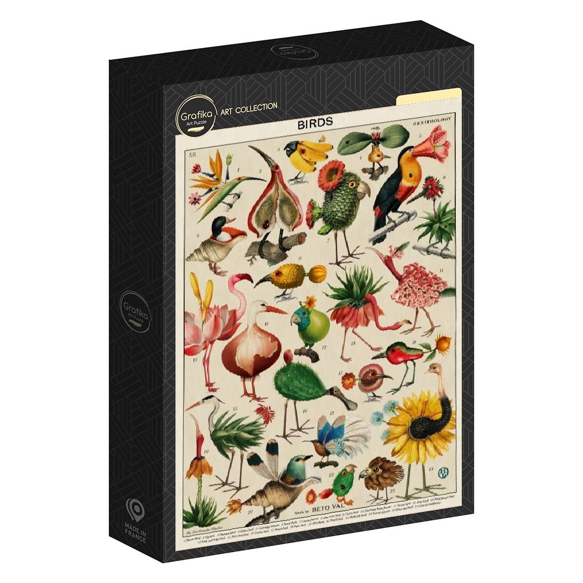 Puzzle 500 Pièces - Birds by Beto ValGrafika