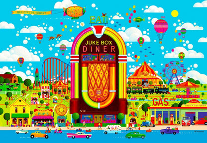 Puzzle de 1000 pièces - Carnaval du JukeboxGrafika