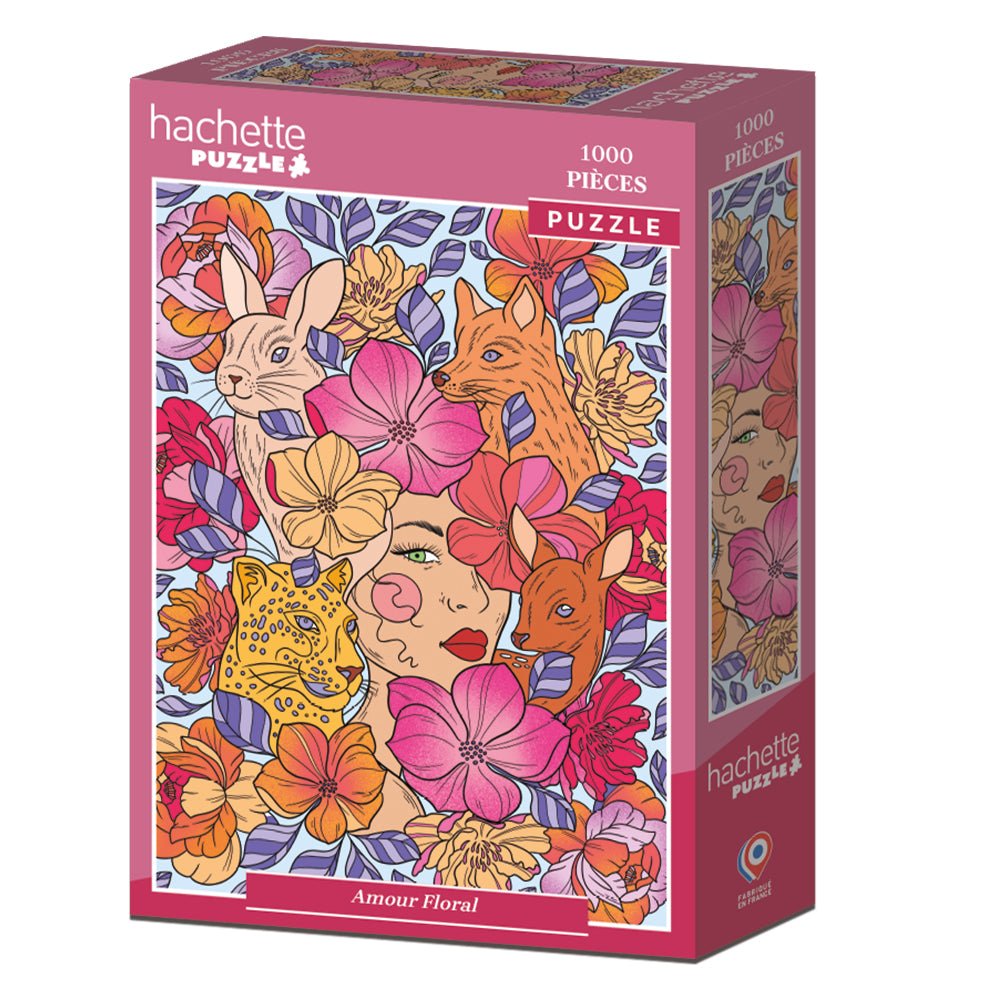 Puzzle 1000 Pièces Hachette - Amour FloralHachette