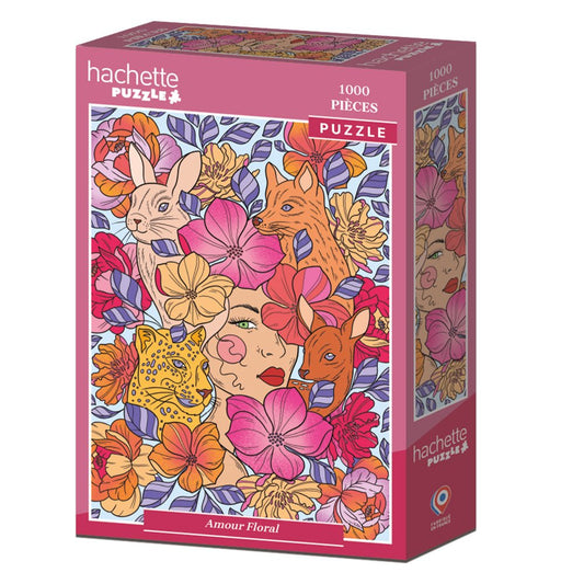 Puzzle 1000 Pièces Hachette - Amour FloralHachette