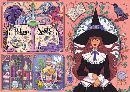 Puzzle 1000 Pièces Hachette - L'Atelier des SortilègesHachette