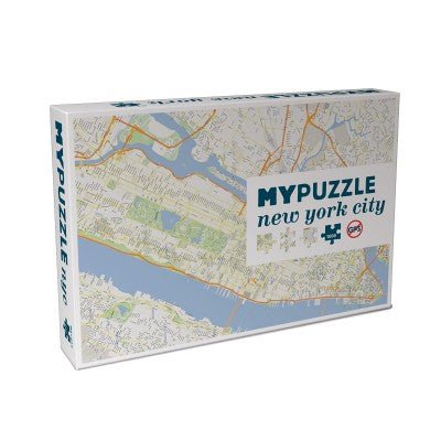 Puzzle de 1000 Pièces - MyPuzzle Carte de New - YorkHelvetiq Puzzles