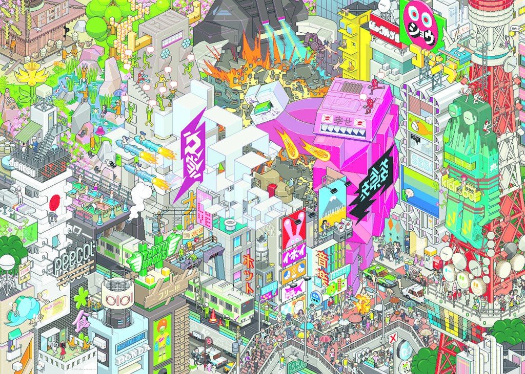 Puzzle 1000 Pièces Heye - eBoy - TokyoHeye