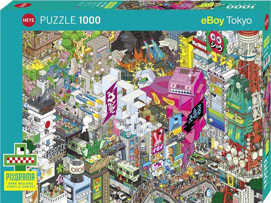 Puzzle 1000 Pièces Heye - eBoy - TokyoHeye